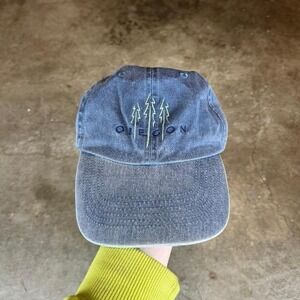 Oregon blue baseball cap with green tree embroidery